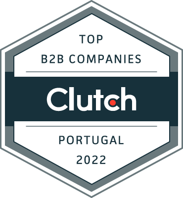 Clutch Award - Logo de Top B2B Companies Portugal 2022